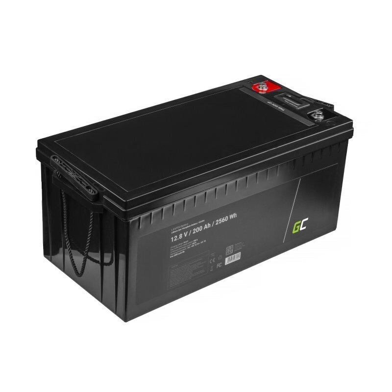 Green Cell „Lifepo4“ baterija 12 V 12,8 V 200AH - fotoelektros sistemai, stovyklautojams ir valtims kaina ir informacija | Akumuliatoriai | pigu.lt