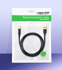 Kabelis Ugreen USB-A - USB-B, 1.5m UGR525BLK kaina ir informacija | Laidai telefonams | pigu.lt