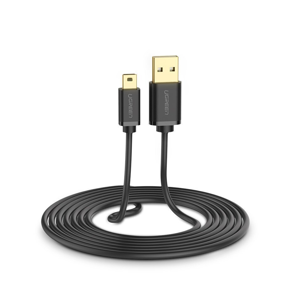 Ugreen USB - mini USB kabelis 480 Mbps, 3 m kaina ir informacija | Laidai telefonams | pigu.lt