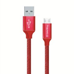 USB-кабель для зарядки, ColorWay, Красный, 1 м цена и информация | Зарядные устройства для телефонов | pigu.lt