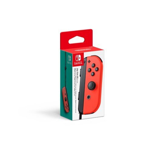 Nintendo Switch Joy-Con Neon Red | Dešinys valdiklis kaina ir informacija | Žaidimų pultai  | pigu.lt