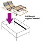 Elektrinės grotelės lovai, 80x200 cm, rudos kaina ir informacija | Lovų grotelės | pigu.lt