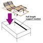 Elektrinės grotelės lovai su 42 lentjuostėmis, 90x200 cm, rudos kaina ir informacija | Lovų grotelės | pigu.lt