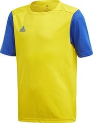 Treniruočių marškinėliai Adidas Estro 19 Jersey Junior, geltoni, 128cm kaina ir informacija | Futbolo apranga ir kitos prekės | pigu.lt
