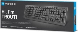Natec NKL-1720 цена и информация | Клавиатуры | pigu.lt