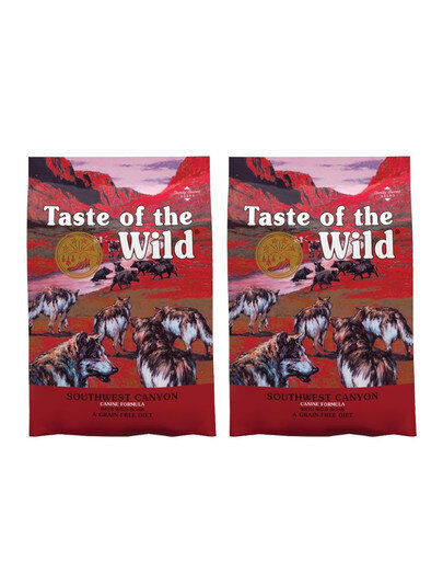 Taste Of The Wild Southwest Canyon su šerniena, 2 x 12.2 kg kaina ir informacija | Sausas maistas šunims | pigu.lt