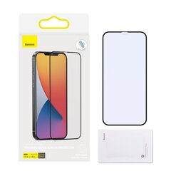 Защитное стекло Baseus 2x Full screen Anti Blue Light tempered glass with a frame для iPhone 12 Pro Max цена и информация | Защитные пленки для телефонов | pigu.lt