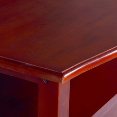 Kavos staliukas, 90x50x40 cm, rudas kaina ir informacija | Kavos staliukai | pigu.lt