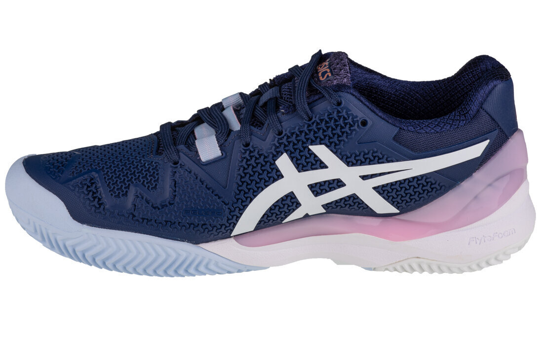 Sportiniai batai moterims Asics Gel-Resolution 8 Clay 1042A070-401, mėlyni kaina ir informacija | Sportiniai bateliai, kedai moterims | pigu.lt