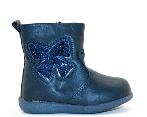 Cапоги для девочек, тёмно-синий цена и информация | Детская зимняя обувь | pigu.lt