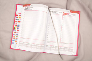 Darbo knyga 2024, A5 Kiekviena diena pripildyta grožio, rožinė kaina ir informacija | Kalendoriai, darbo knygos | pigu.lt