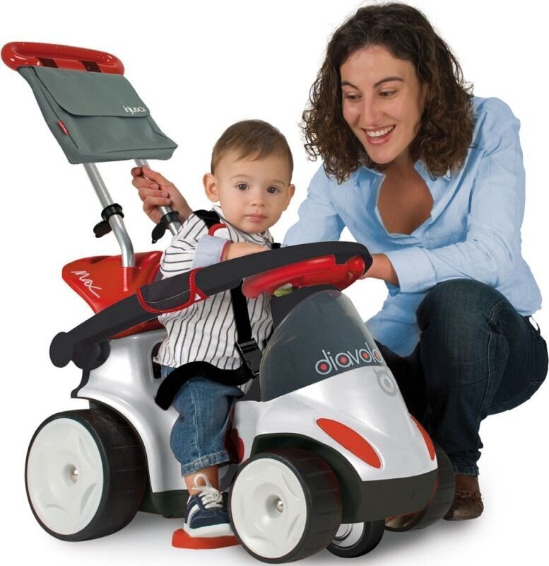 Daugiafunkcinė paspiriamoji mašinėlė Injusa Diavolo kaina ir informacija | Žaislai kūdikiams | pigu.lt