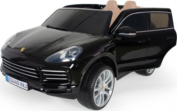 "Porsche Cayenne S“ dvivietis automobilis su baterija 12V R / C MP3 kaina ir informacija | Elektromobiliai vaikams | pigu.lt