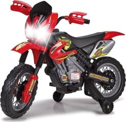 Электрокроссовый мотоцикл Feber 6В, красный цена и информация | Электромобили для детей | pigu.lt