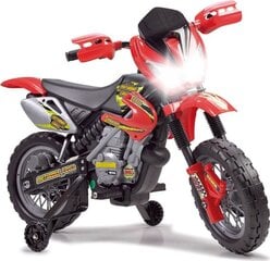 Elektrinis krosinis motociklas Feber 6V, raudonas kaina ir informacija | Elektromobiliai vaikams | pigu.lt