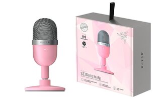 Микрофон RAZER Seiren Mini, розовый цена и информация | Микрофоны | pigu.lt
