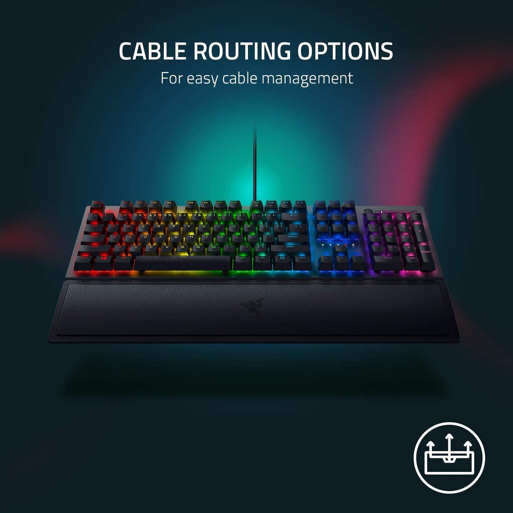 Razer BlackWidow V3 Razer Huntsman Elite RZ03-01871000-R3M1 kaina ir informacija | Klaviatūros | pigu.lt