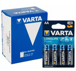 Baterijų komplektas Varta AA 20x4, цена и информация | Батарейки | pigu.lt