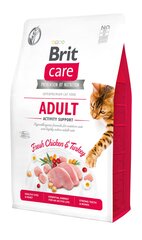 Brit Care begrūdis maistas suaugusioms aktyvioms katėms, 400g kaina ir informacija | Sausas maistas katėms | pigu.lt