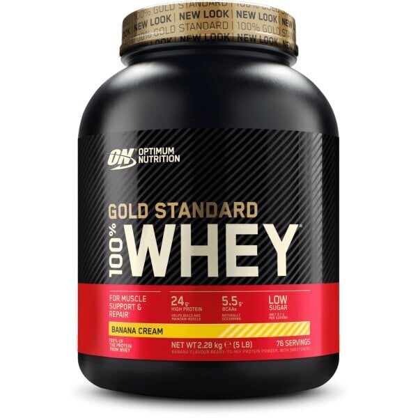 Optimum Nutrition 100% Whey Gold Standard, 2273 g kaina ir informacija | Baltymai | pigu.lt