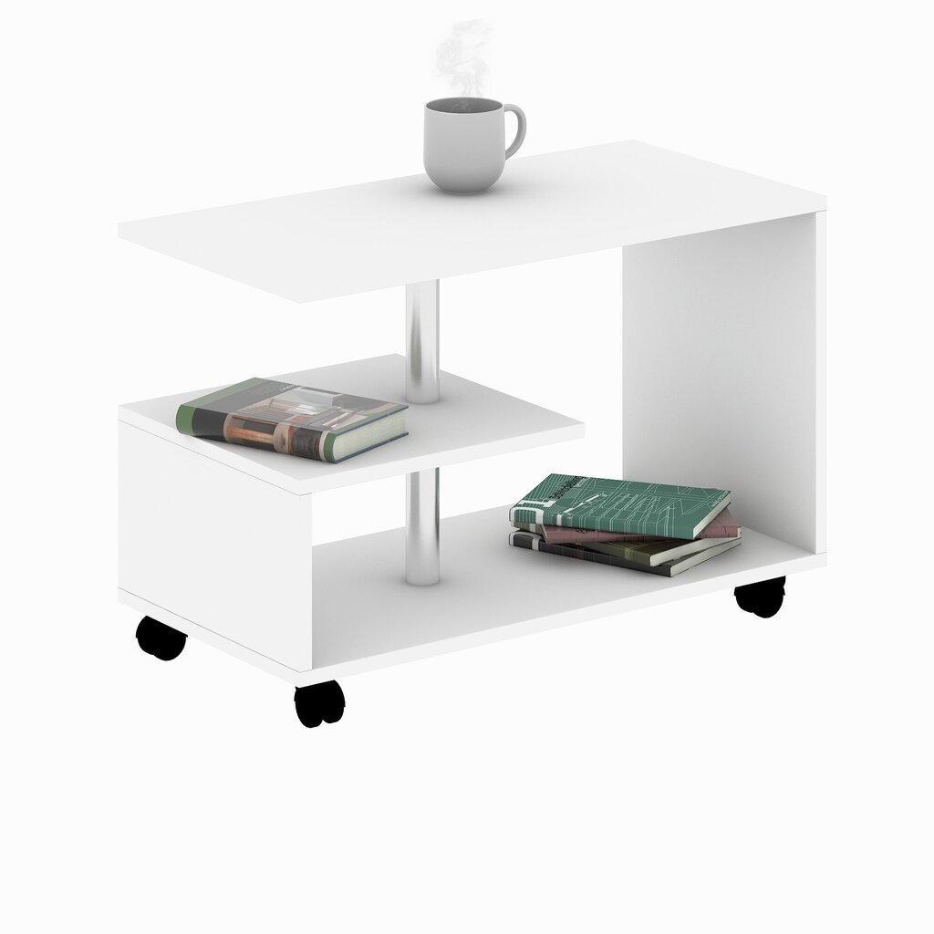 Kavos staliukas Karanfil, baltas kaina ir informacija | Kavos staliukai | pigu.lt