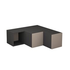 ТВ столик Compact, серый/светло-коричневый цена и информация | Тумбы под телевизор | pigu.lt