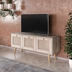 ТВ столик Likya 140, коричневый цена и информация | Тумбы под телевизор | pigu.lt