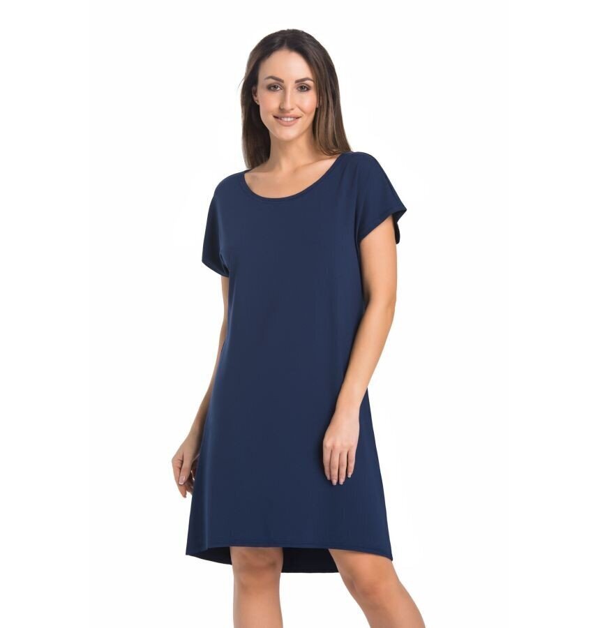 Naktiniai marškiniai moterims Luzi, mėlyna kaina ir informacija | Naktiniai, pižamos moterims | pigu.lt