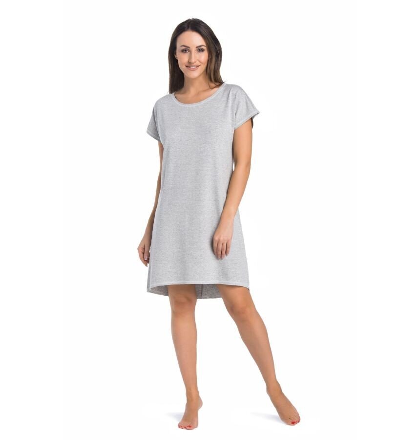 Naktiniai marškiniai moterims Luzi, pilka kaina ir informacija | Naktiniai, pižamos moterims | pigu.lt