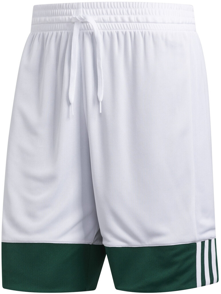 Krepšinio šortai Adidas 3g Spee Rev Shorts Green White kaina ir informacija | Sportinė apranga vyrams | pigu.lt