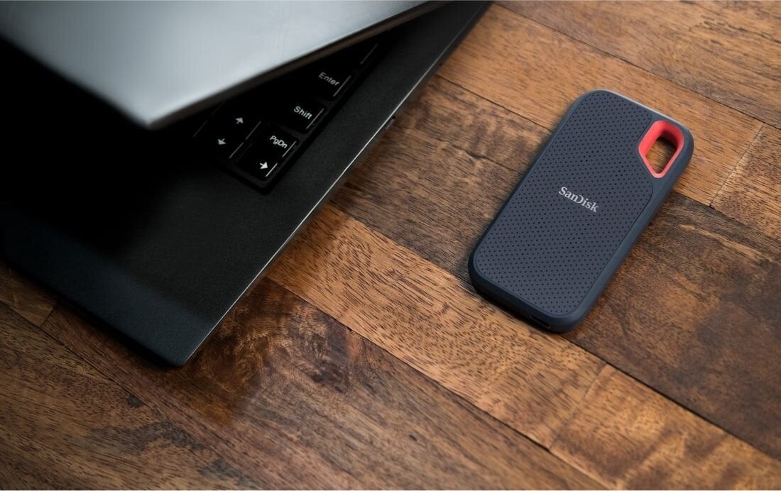 Sandisk Extreme Portable SSD, 2 Tb kaina ir informacija | Išoriniai kietieji diskai (SSD, HDD) | pigu.lt