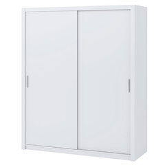 Шкаф Selsey Rinker 180 см, белый цена и информация | Шкафы | pigu.lt