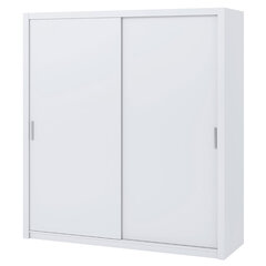 Шкаф Selsey Rinker 200 см, белый цена и информация | Шкафы | pigu.lt