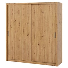 Шкаф Selsey Rinker 200 см, коричневый цена и информация | Шкафы | pigu.lt