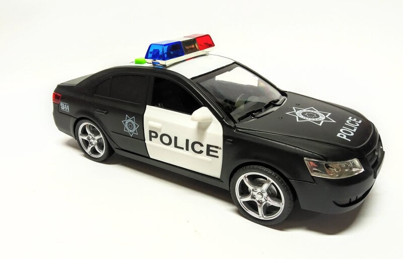 Policijos mašina su tikroviškais garso efektais цена и информация | Žaislai berniukams | pigu.lt