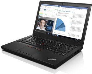 Ноутбук LENOVO ThinkPad X260 i3-6100U 12.1 HD 8GB 128GB Win10PRO цена и информация | Ноутбуки | pigu.lt