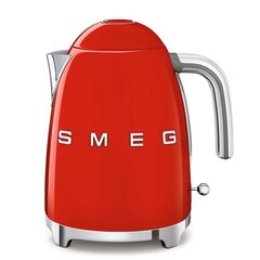 Чайник Smeg KLF03RDEU Красный Нержавеющая сталь 2400 W 1,7 L цена и информация | Электрочайники | pigu.lt