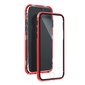 Case Dėklas telefonui Magneto 360 skirtas iPhone 12 / 12 Pro, skaidrus / raudona kaina ir informacija | Telefono dėklai | pigu.lt