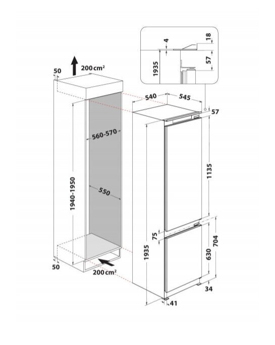 Whirlpool ART9811SF2 цена и информация | Šaldytuvai | pigu.lt