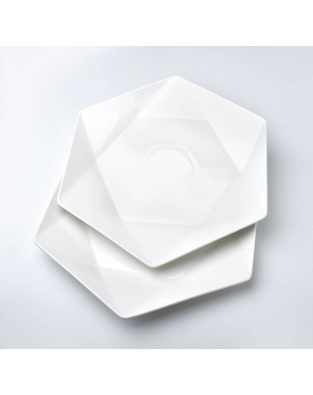 Ralph white lėkštės rinkinys, 32,5x28,5 cm, 2 vnt цена и информация | Indai, lėkštės, pietų servizai | pigu.lt