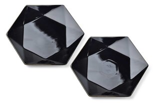 ЧЕРНЫЙ  RALPH Kpl.2 плоские пластины 32,5x 28.5cm х h3cm цена и информация | Посуда, тарелки, обеденные сервизы | pigu.lt