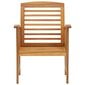 Lauko kėdės, 2vnt., akacijos medienos masyvas kaina ir informacija | Lauko kėdės, foteliai, pufai | pigu.lt