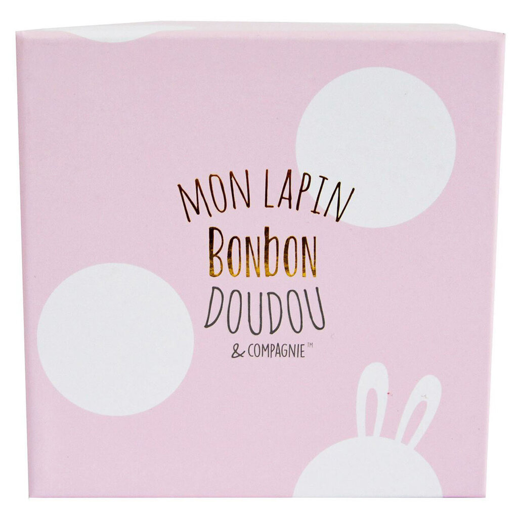 Minkštas žaislas Zuikis Bonbon Doudou Et Compagnie 20 cm, pink, 1239 kaina ir informacija | Minkšti (pliušiniai) žaislai | pigu.lt