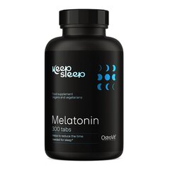 Ostrovit Мелатонин 300 таблеток цена и информация | Аминокислоты | pigu.lt