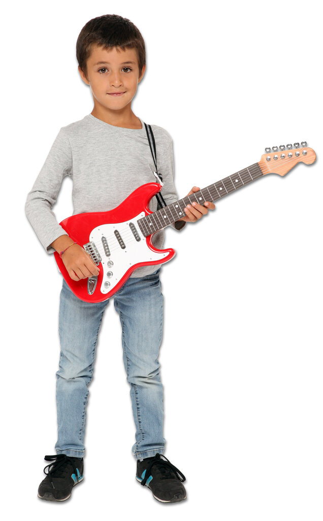 Elektroninė gitara su diržu Bontempi, 24 1300 kaina ir informacija | Lavinamieji žaislai | pigu.lt