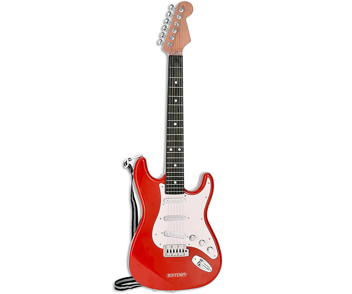 Elektroninė gitara su diržu Bontempi, 24 1300 цена и информация | Lavinamieji žaislai | pigu.lt