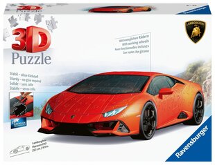 3D dėlionė Ravensburger Lamborghini Huracan Evo, 11238, 108 d, kaina ir informacija | Dėlionės (puzzle) | pigu.lt