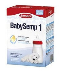 Pieno mišinys Semper Baby Semp1, nuo 0 mėn., 800g kaina ir informacija | Pradinio maitinimo ir specialios paskirties mišiniai | pigu.lt