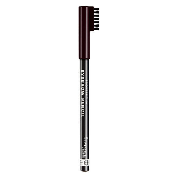 Antakių pieštukas Rimmel Professional, 001 Dark Brown, 1.4 g kaina ir informacija | Antakių dažai, pieštukai | pigu.lt