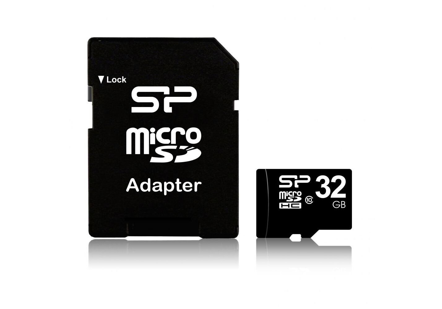 Silicon Power 32GB microSDHC, 10 klasė su SD adapteriu цена и информация | Atminties kortelės telefonams | pigu.lt